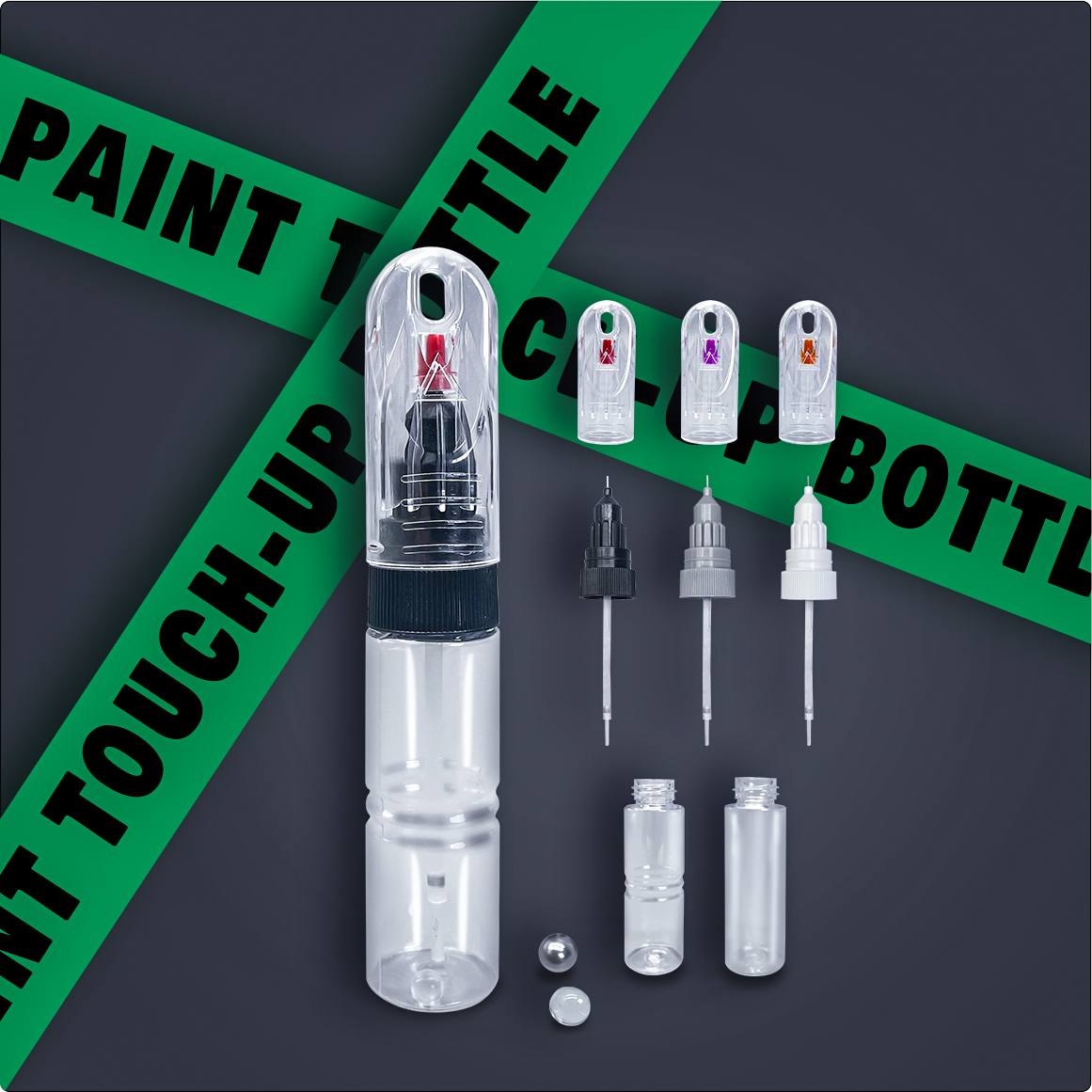 plastic bottle touch-up bottle touch up paint pen for automotive